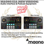 PAKET RECORDING COVER LAGU MAONOCASTER E2 / SOUND CARD MAONO AME2, PM500