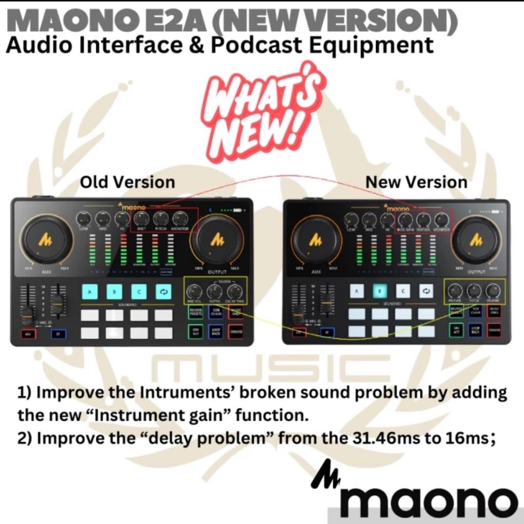 PAKET RECORDING COVER LAGU MAONOCASTER E2 / SOUND CARD MAONO AME2, PM500