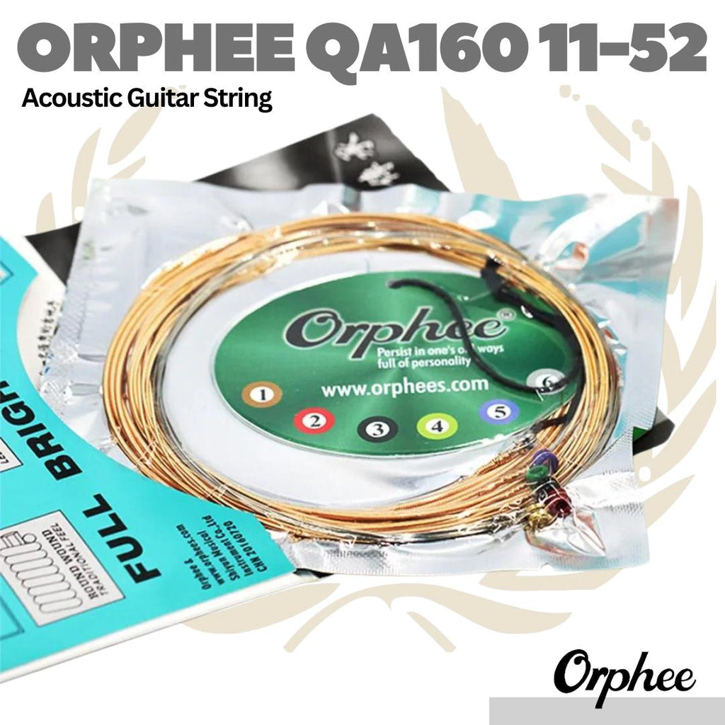 Orphee QA160 Acoustic Guitar String 11-52 - Senar Gitar Akustik