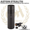 ASTON STEALTH Cardioid Active Dynamic Broadcast Microphone (made in UK)