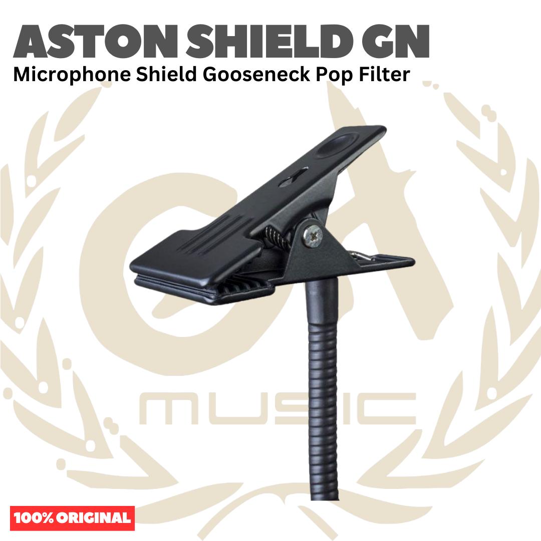 ASTON SHIELD GN Premium Microphone Shield Gooseneck Pop Filter - Pop Filter Mikrofon Recording Original Asli