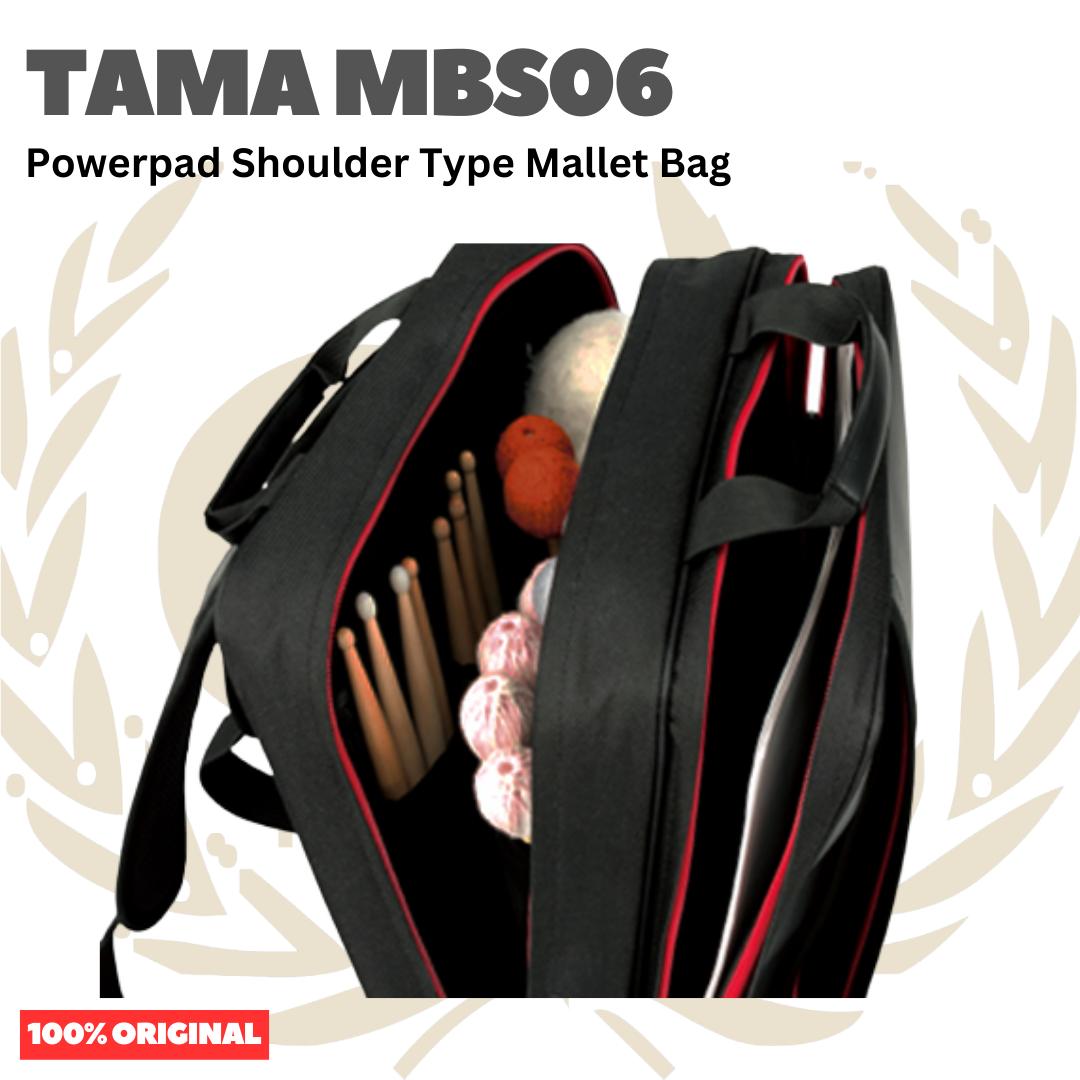 TAMA MBS06 Powerpad Shoulder Type Mallet Bag - Tas Ransel Stik Drum Original Asli
