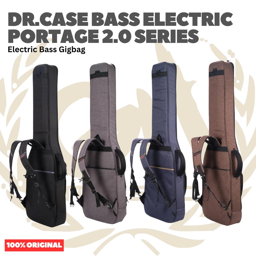 Dr Case Portage 2.0 Series Bass Electric Gigbag - Tas Softcase Bass Elektrik Gig Bag Original Asli