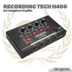 Recording Tech RT-H400 - Headphone Amplifier Distributor 4 Channel
