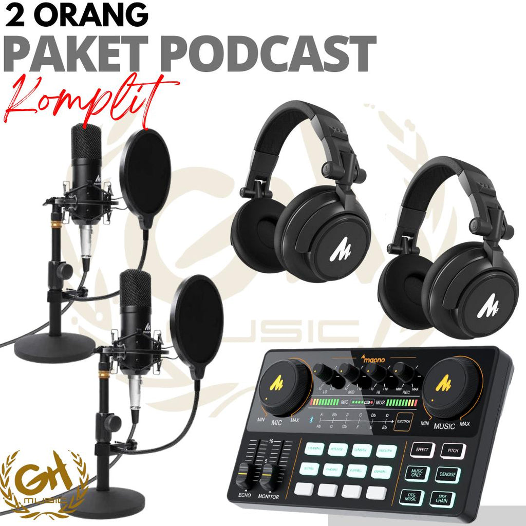 PAKET PODCAST 2 ORANG MAONO AM200 PLUS A03T DAN MH601