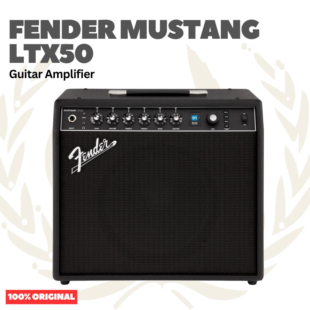 Fender Mustang LTX50 Guitar Amplifier, 230V, EU - Speaker Ampli Gitar 50w