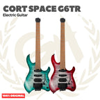 Cort Space G6TR Headless HSS Electric Guitar w/Case - Gitar Listrik Elektrik