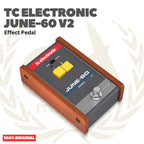 TC Electronic June-60 V2 Authentic Recreation of the Juno-60 Synthesizer Chorus with 2-Button Interface and BBD Circuitry Effect Pedal - Efek Pedal Gitar