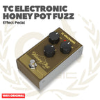 TC Electronic Honey Pot Fuzz Vintage-Flavored Fuzz Pedal with Massive Wall of Tones and Miles of Sustain Effect Pedal - Efek Pedal Gitar
