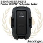 BEHRINGER PK112 Passive 600W 12 inch PA Speaker System | Spiker Pasif
