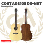 CORT AD810E DX-NAT Acoustic Guitar - Gitar Akustik Elektrik dengan Preamp AD810DX - AD810EDX Original Asli