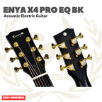 Enya X4 Pro EQ BK Carbon Fiber Acoustic Guitar - Gitar Akustik