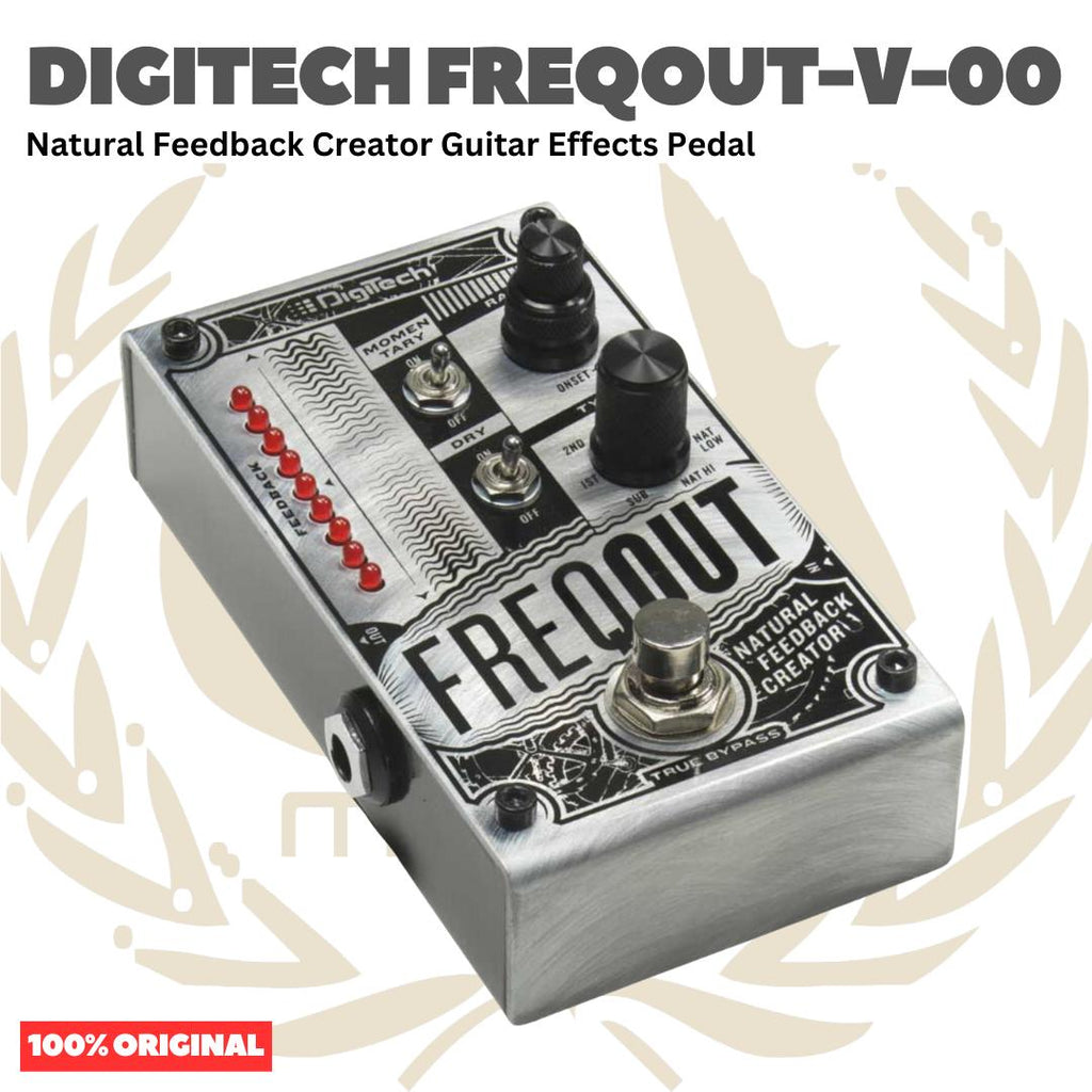 DIGITECH FREQOUT-V-00 Natural Feedback Creator Guitar Effects Pedal - Efek Pedal Gitar Bass Original Asli