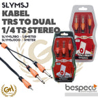 Kabel Bespeco SLYMSJ Silos Series 3,5mm TRS to Dual 1/4 TS Stereo