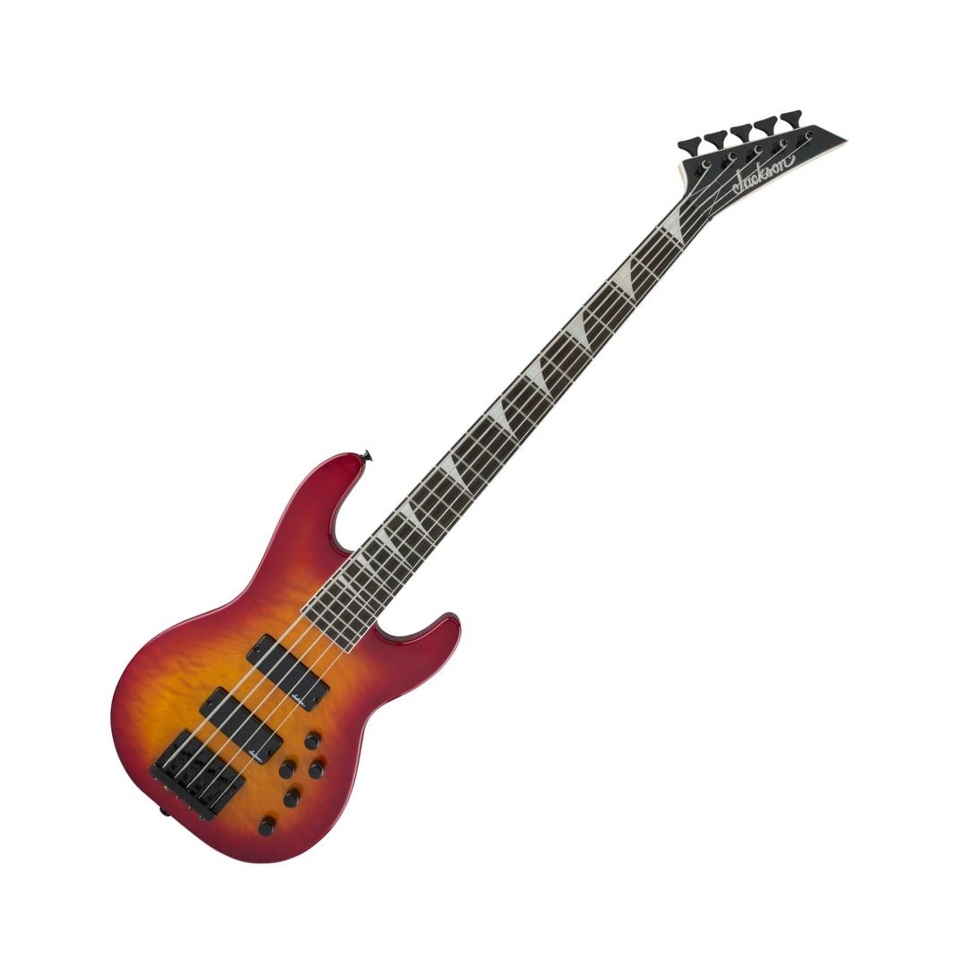 Jackson JS Series Concert Bass JS3VQ Guitar, Amaranth FB - Bass Elektrik