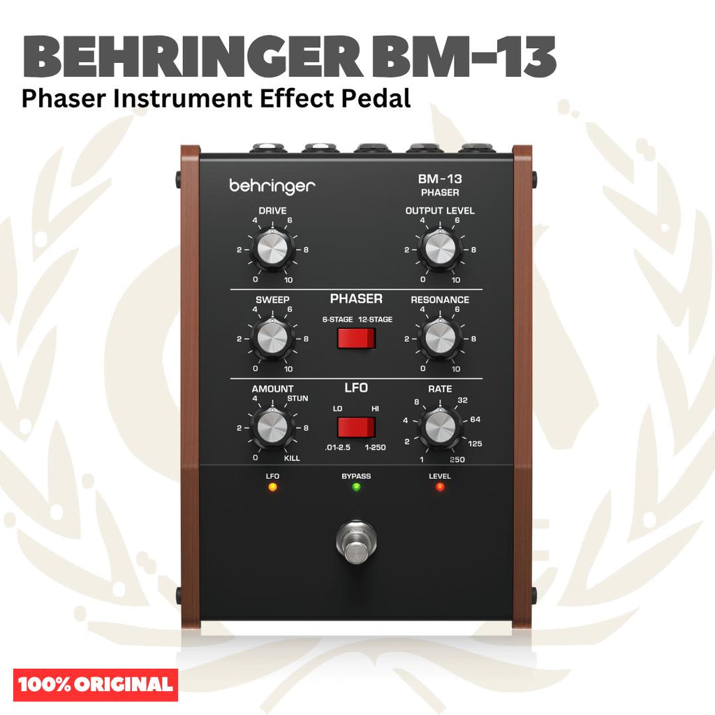 Behringer BM-13 Phaser Instrumen Effect Pedal - Efek Pedal Audio Instrumen