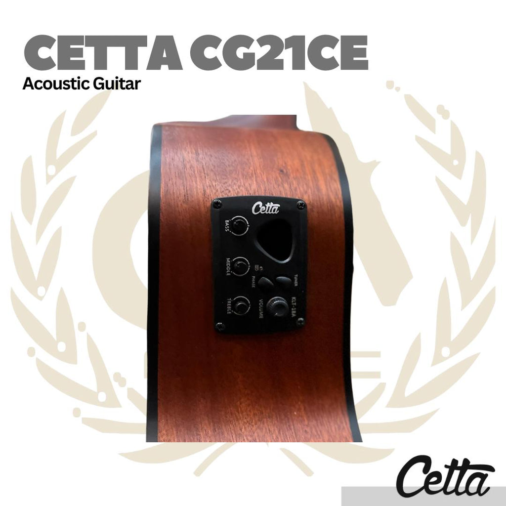 Cetta CG21CE Acoustic Guitar - Gitar Akustik