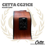 Cetta CG21CE Acoustic Guitar - Gitar Akustik