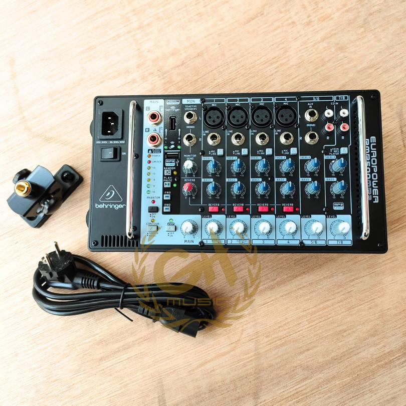BEHRINGER EUROPOWER PMP500MP3 8 channel 500W Powered Audio Mixer