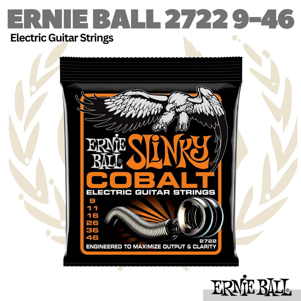 Ernie Ball 2722 Hybrid Slinky Cobalt Electric Guitar Strings 9-46