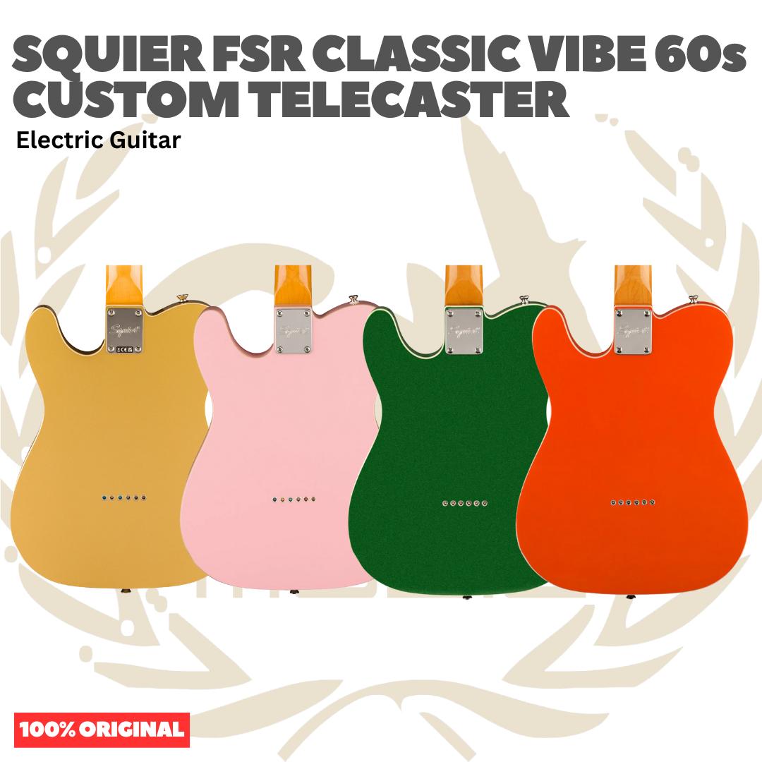 Squier FSR Classic Vibe 60s Custom Telecaster Electric Guitar - Gitar Listrik Elektrik Original Asli