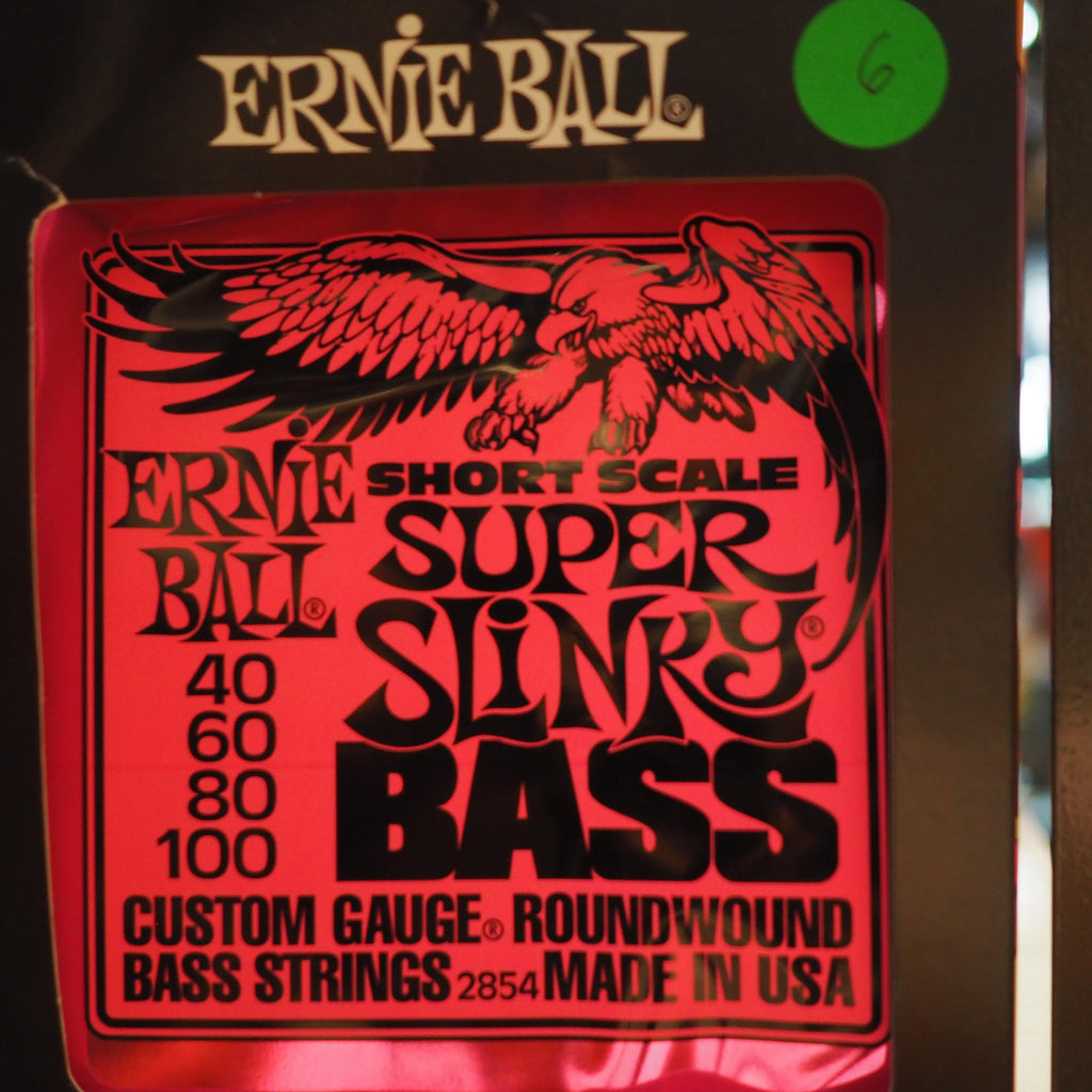 Ernie Ball 2854 Nickel Wound Short Scale Bass Strings, 40-100