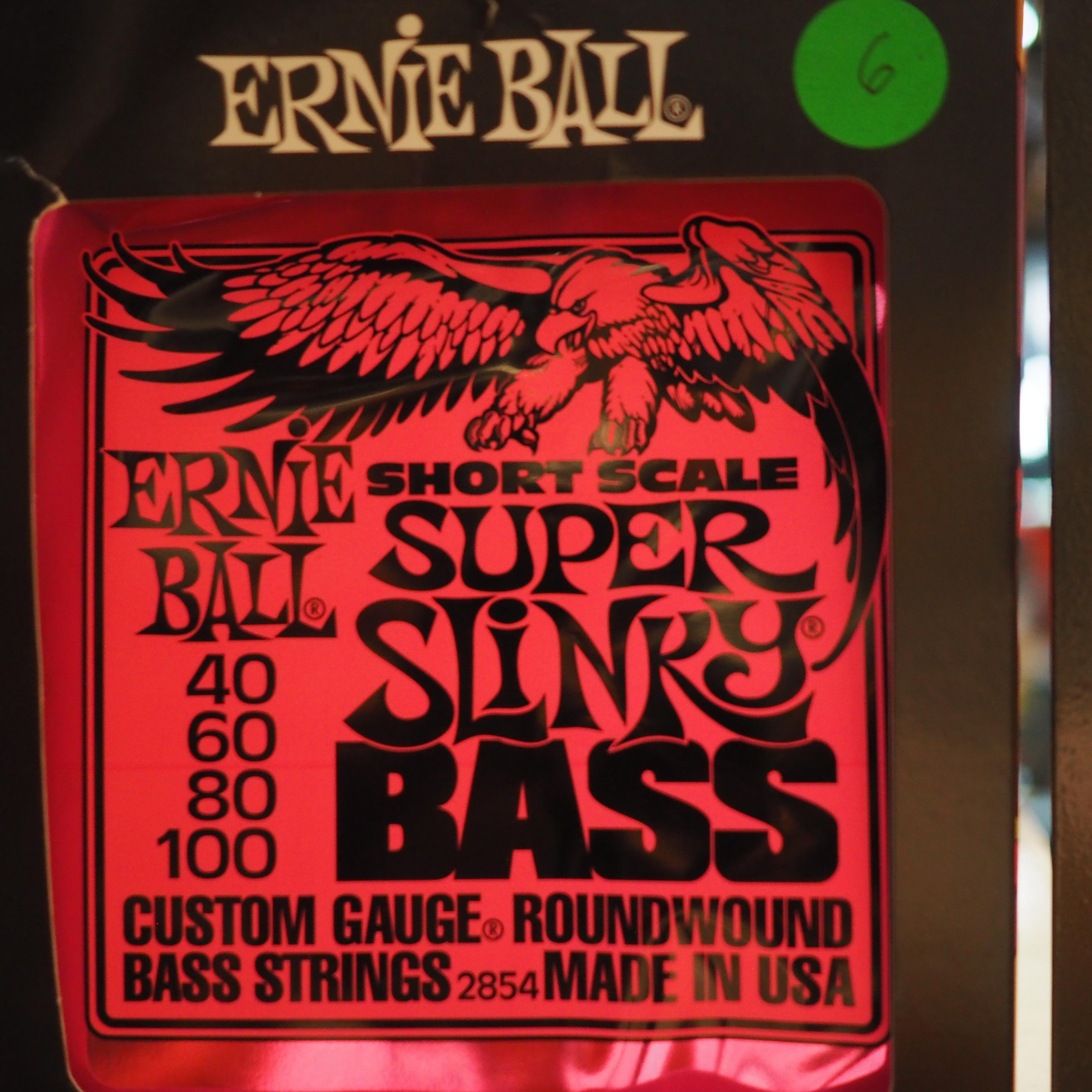 Ernie Ball 2854 Nickel Wound Short Scale Bass Strings, 40-100