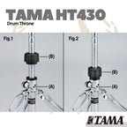 TAMA HT430 1st Chair Round Rider Drum Throne - Kursi Drum