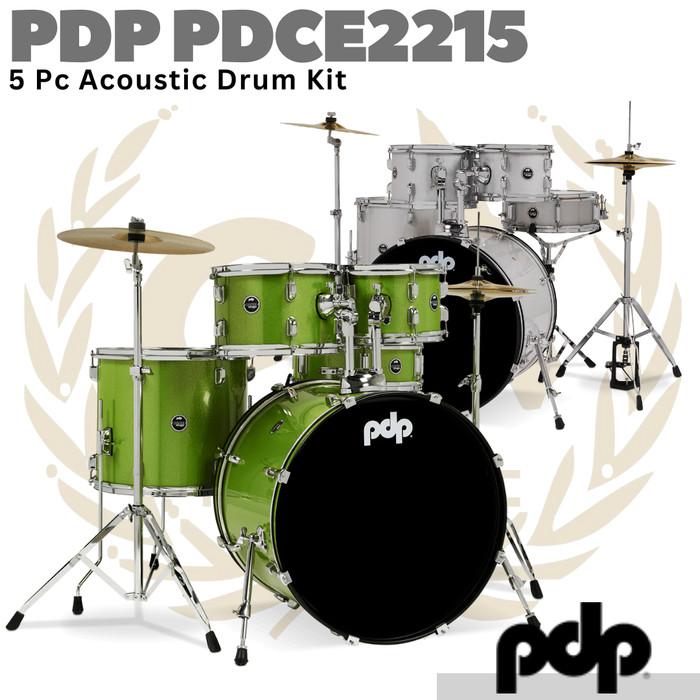 PDP Center Stage PDCE2215 5 Piece Acoustic Drum Complete Set + Cymbal