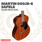 Martin 000JR-E Sapele Acoustic Electric Guitar w/Bag - Gitar Akustik Elektrik 000 Jr E