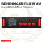 Behringer FLOW 4V Compact Digital Audio Mixer & Field Recorder
