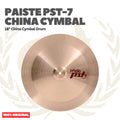 Paiste PST-7 China Cymbal 18inch - Simbal Drum