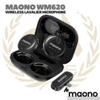 MAONO WM620 Wireless Usb C Lavalier Microphone Podcast Gaming Streaming | Clip On Mic
