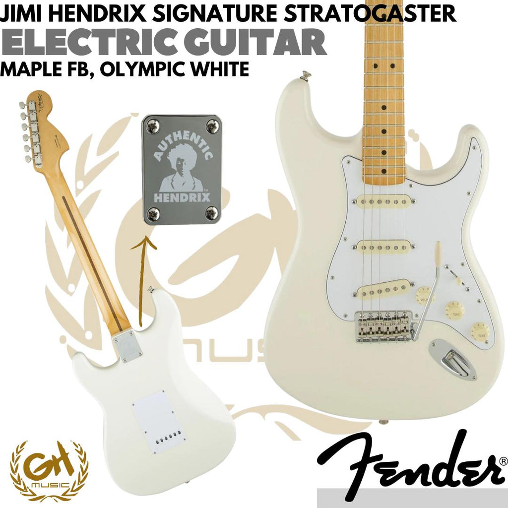 FENDER JIMI HENDRIX SIGNATURE STRATOCASTER MAPLE FB - Gitar Elektrik