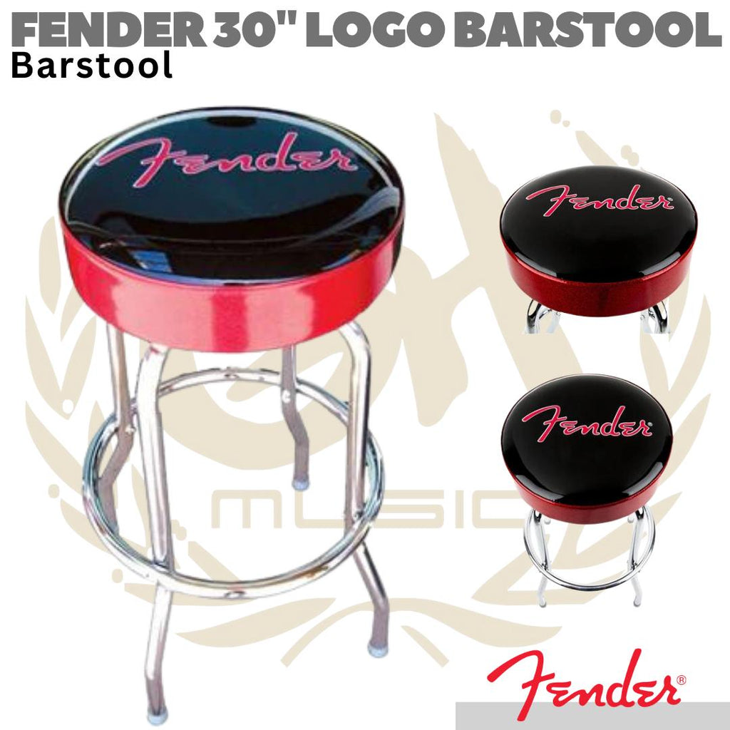 FENDER GUITAR LOGO BARSTOOL | Kursi / Bangku Bar Cafe