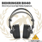 Behringer BH40 Premium 40 mm Circum-Aural High-Fidelity Headphones