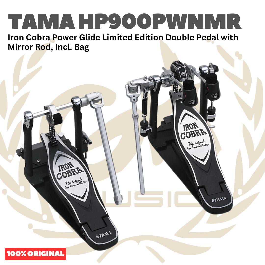 TAMA HP900PWNMR Iron Cobra Power Glide Limited Edition Double Pedal with Mirror Rod - Dobel Pedal Kick Twin Pedal Drum