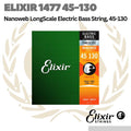 Elixir 14777 Nanoweb B Long Scale Stainless Steel 5-String 45-130