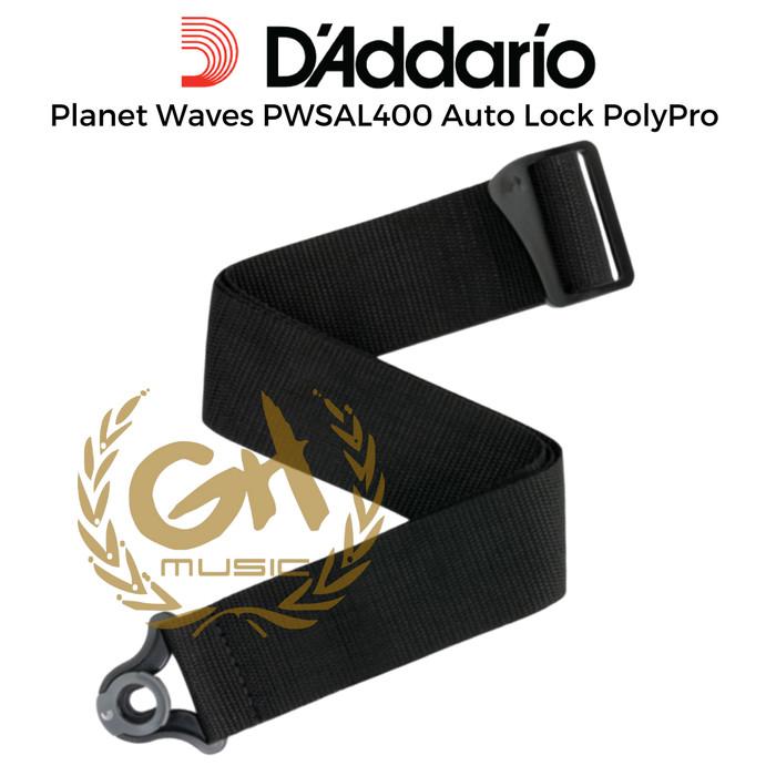 D'Addario Planet Waves PWSAL400 Auto Lock PolyPro | STRAP GITAR