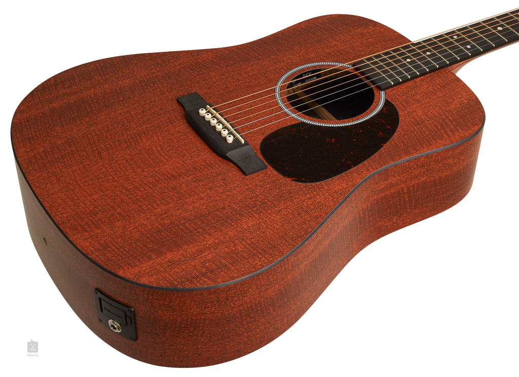Martin 11DX1E-03 Dreadnought Acoustic Mahogany Electric Guitar W/ Bag