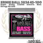 ERNIE BALL 3834 Super Slinky Coated Electric Bass Strings 45-100