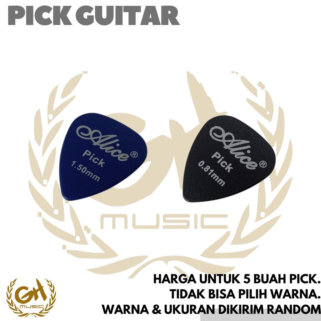 PICK GITAR ALICE 5 PCS - Pick Gitar