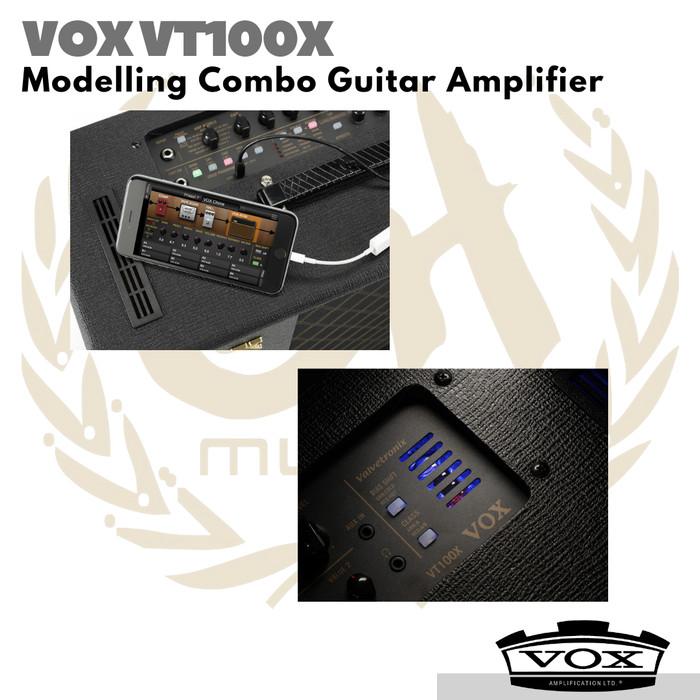 VOX VT100X MODELLING COMBO GUITAR AMPLIFIER | Ampli Spiker Gitar VT100