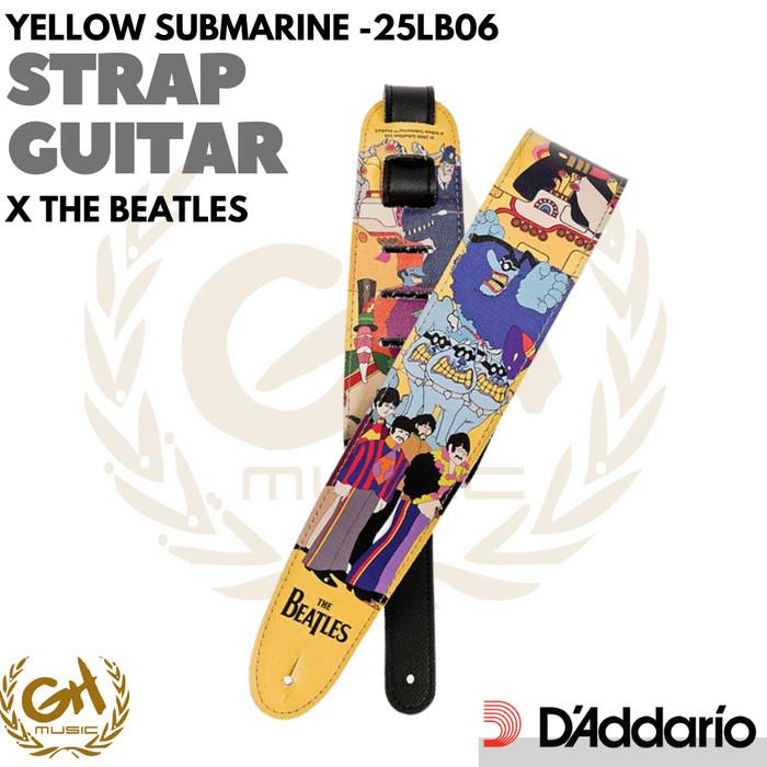 D'ADDARIO X THE BEATLES VEGAN FRIENDLY GUITAR STRAP - STRAP GITAR