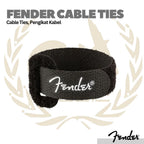 Fender Cable Ties, 2-pack, Black and Brown, 7inch - Pengikat Kabel