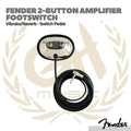 Fender 2-Button Amplifier Footswitch, Vibrato/Reverb - Switch Pedal