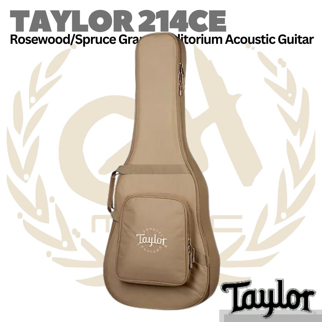 TAYLOR 214ce Rosewood/Spruce Grand Auditorium Acoustic Guitar | Gitar