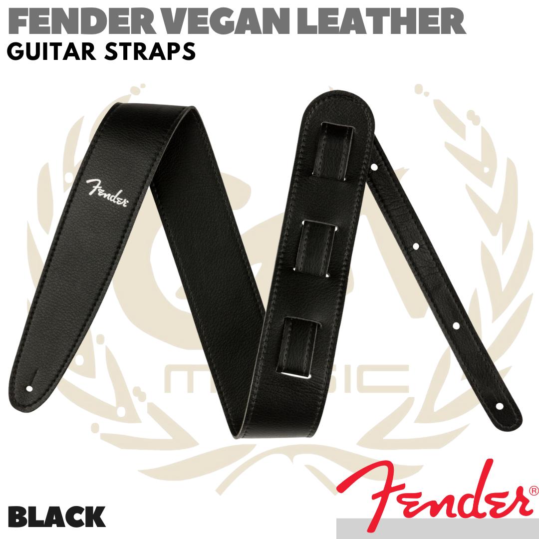 FENDER Vegan Leather Guitar Strap | Tali Gitar