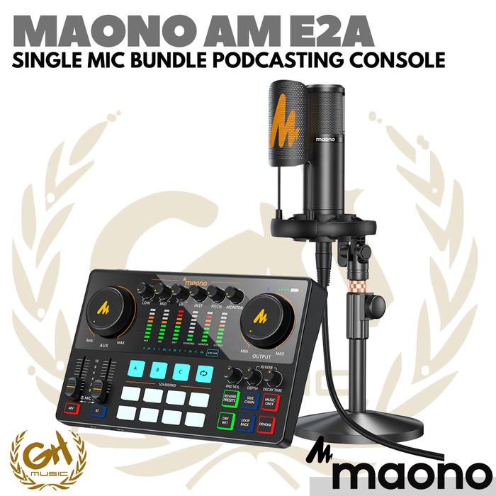 MAONOCASTER SINGLE MICROPHONE | MAONO AME2 BUNDLE SOUND CARD RECORDING - LIVE STREAM AME2A