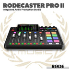 RodeCaster Pro II Integrated Audio Production Studio - Soundcard Mixer Livestreaming Rode Caster Pro II